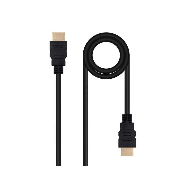 Nanocable HDMI v2.0 Macho para HDMI v2.0 Macho Cabo 3m - 4K@60Hz 18Gbps - Cor Preto