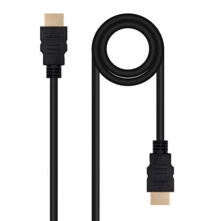 Nanocable HDMI v2.0 Macho para HDMI v2.0 Macho Cabo 3m - 4K@60Hz 18Gbps - Cor Preto