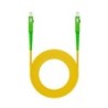 Cabo de fibra Nanocable SC/APC-SC/APC LSZH monomodo 20m - cor amarela
