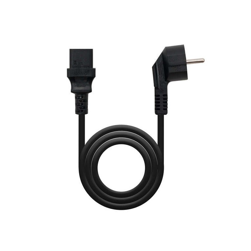 Nanocable CPU Power Cable - Shucko CEE7 Male to C-13 Female 10m - Black Color