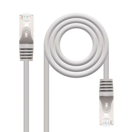 Câble réseau Nanocable Patch Cord RJ45 Cat.6 FTP AWG24 15 m - Couleur Gris