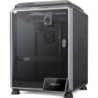 Impressora 3D fechada Creality K1C - 22x22x25cm - Corpo em liga de alumínio e vidro - Interface de utilizador inteligente