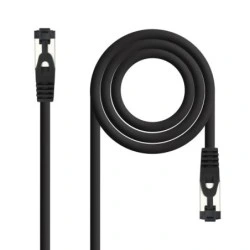 Cordon de brassage de câble réseau Nanocable Cat.8.1 2Ghz LSZH SSTP AWG26 - Longueur 3m - Couleur Noir