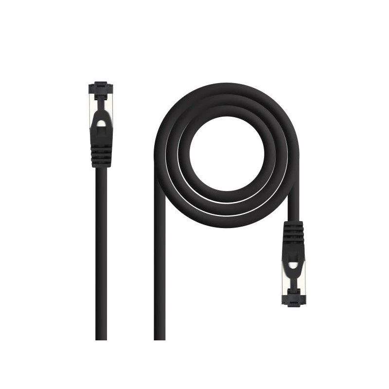 Nanocable Network Cable Patch Cord Cat.8,1 2Ghz LSZH SSTP AWG26 - Length 3m - Color Black
