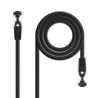 Cabo de Rede Nanocable Patch Cord Cat.8.1 2Ghz LSZH SSTP AWG26 - Comprimento 3m - Cor Preto