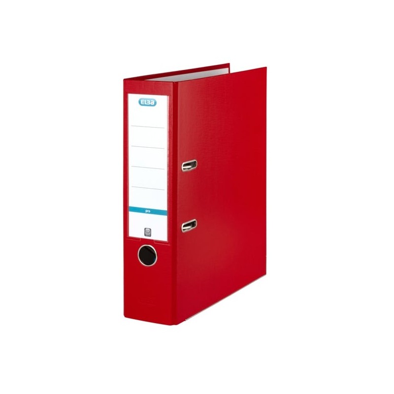 Elba Archivador Palanca Rado Top A4 - Resistente y Duradero - Capacidad para 80mm de Documentos - Tamaño A4 - Color Rojo