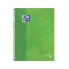 Oxford Europeanbook 1 Cuaderno Espiral Formato A4+ Cuadriculado 5x5mm - 80 Hojas - Banda de Color - Tapa Extradura Brillante