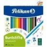 Caixa Pelikan com 24 Lápis de Cor Hexagonais Lacados - Mina Anti-quebra - FSC
