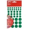 Adhésif amovible Apli Gomets - 864 Gomets par sachet - Différentes couleurs, formes et tailles - Développement des compétences