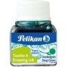 Pelikan Tinta China 523 10ml N.7 - Botella de 10ml - Ideal para Dibujo y Caligrafia - Resistente al Agua y de Secado Rapido