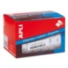 Apli Rollo de 2.520 Etiquetas PVP 16x22mm - Texto Preimpreso con las Siglas PVP - Adhesivo Removible - Color Blanco