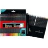 Faber-Castell Black Edition Pack de 50 Lapices de Colores - Mina Supersuave - Madera Negra - Ideales para Dibujo sobre Papel