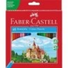 Faber-Castell Classic Color Pack de 48 Crayons de Couleur Hexagonaux - Résistance à la Casse - Couleurs Assorties