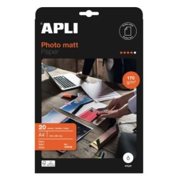Apli A4 Matt Photo Paper 170g 20 Sheets