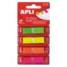 Apli Indices Adhesivos Film Zigzag 45x12mm 4 Dispensadores de 40 Indices - Faciles de Aplicar - Resistentes - Removibles