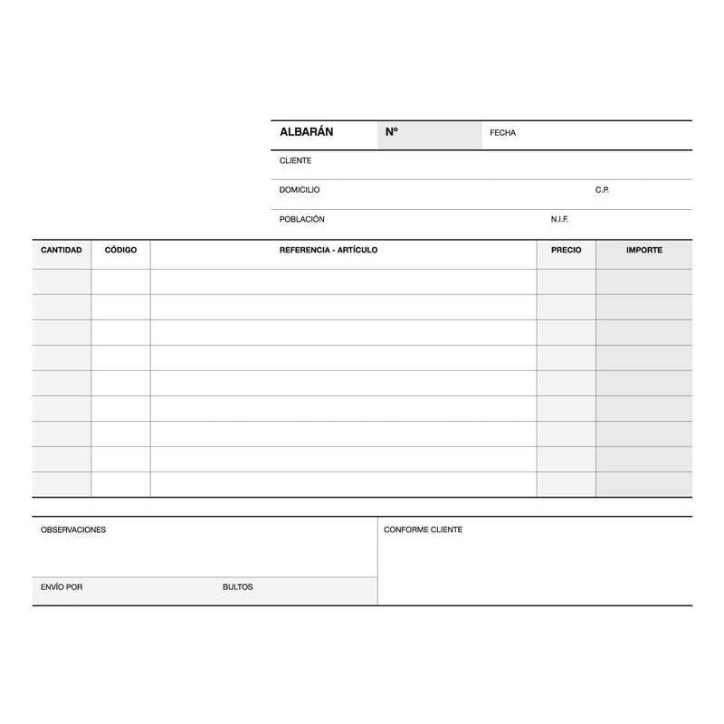 Apli Duplicate Delivery Note Checkbook 1/4 Landscape A-119 - Carbonless Paper - 2 Copies per Sheet - Numbered - White and Yellow