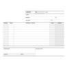 Apli Duplicate Delivery Note Checkbook 1/4 Landscape A-119 - Carbonless Paper - 2 Copies per Sheet - Numbered - White and Yellow