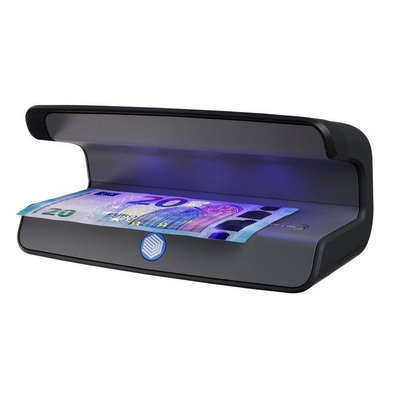 Safescan 75 LED UV Detector de Notas Falsificadas - Refletor Integrado - Adequado para Passaportes, Documentos de Identificação