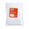 Apli Pacote de 100 Sacos Autovedantes 100 x 150 mm - Fechamento Seguro - Adequado para Alimentos