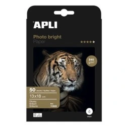 Apli Photobright Photo Paper 13 x 18 cm 240g 50 Sheets