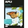 Papier Photo Apli Everyday A4 180gr - Finition Brillante - 100 Feuilles