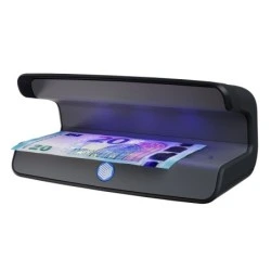 Safescan 55 LED Detector de Billetes Falsos UV - Reflector Integrado - Apto para Pasaportes, Documentos de Identificacion y