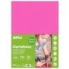 Apli Papier Cartonné Fuchsia A4 170g 50 Feuilles