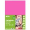 Cartolina Apli Fúcsia A4 170g 50 Folhas
