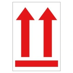 Apli Rouleau de 200 étiquettes flèches de position verticale 90x130mm
