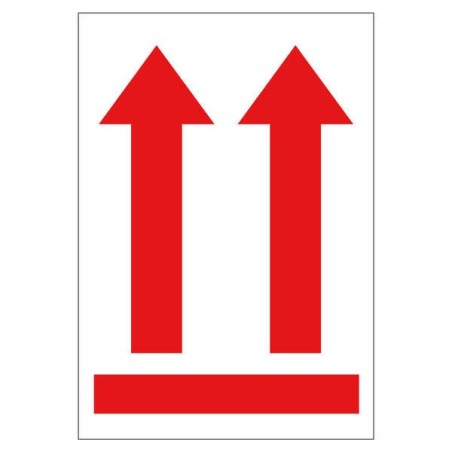 Apli Rolo de 200 Etiquetas de Setas de Posição Vertical 90x130mm