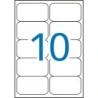 Apli Pack de 200 Étiquettes Résistantes aux Intempéries - Dimensions 99,1x57mm - 20 Feuilles pour 10 Étiquettes - Adhésif