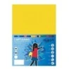 Fabrisa Pacote com 50 Cartolina 180 g/m² - Tamanho A4 - Cor Amarelo Brilhante