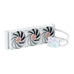 Kit de refrigeração líquida Abysm Oceanic TIDE 360 ARGB - 3 ventoinhas de 120 mm - Iluminação ARGB - Bomba 2500 rpm - Tubos de