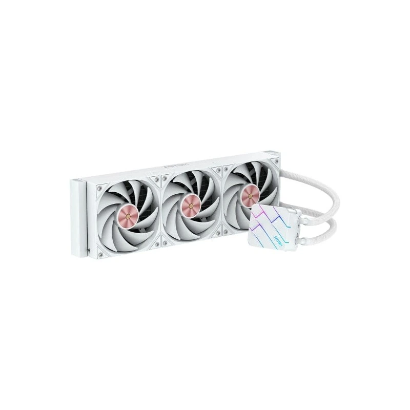 Abysm Oceanic TIDE 360 ARGB Kit de Refrigeracion Liquida - 3 Ventiladores de 120mm - Iluminacion ARGB - Bomba 2500rpm - Tubos