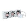 Abysm Oceanic TIDE 360 ARGB Liquid Cooling Kit - 3 120mm Fans - ARGB Lighting - 2500rpm Pump - 3,4mm Tubes - White Color
