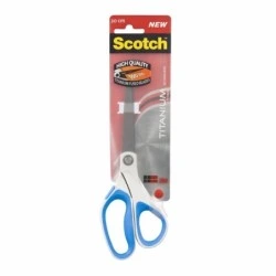 Scotch Tijeras de Titanio 20cm - Antiadherentes - Mango Ergonomico Tacto Suave - Colores Surtidos Aleatorios