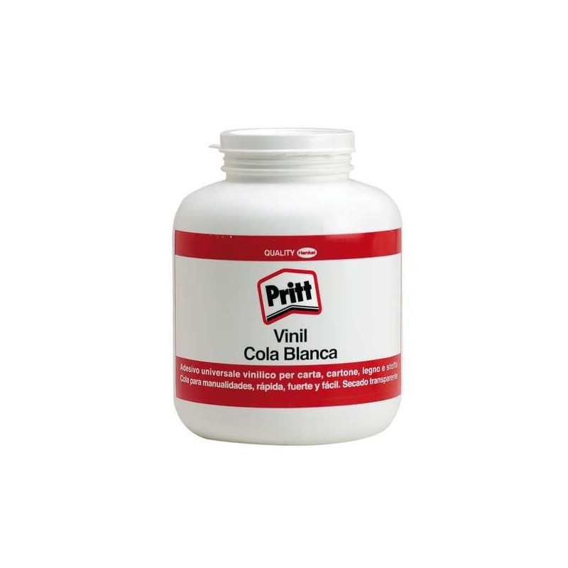 Pritt Cola Blanca 1Kg - Sin Disolventes - Lavable a 20ºC - 90% de Ingredientes Naturales - Seguro para los Niños