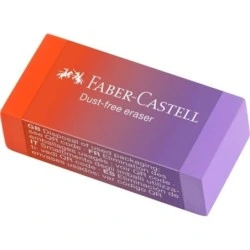 Faber-Castell Dust Free Flow Expositor con 24 Gomas de Borrar - Libre de PVC - Bajo Residuo - Colores Surtidos