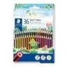 Staedtler Noris Color 185 Pack of 36 Hexagonal Colored Pencils - Made of Wopex - Very Resistant - Wood from Sustainable Sources