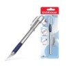 Erichkrause Cuchilla de Precision para Cortes de Papel - Cuerpo Metalico con Agarre de Goma - Cuchilla Segmentada de Acero