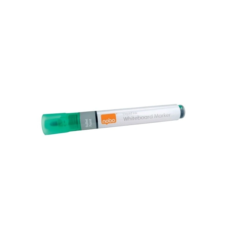 Lot de 10 marqueurs pour tableau blanc Nobo - Pointe ronde 3 mm - Encre liquide - Fenêtre pour voir le niveau d'encre - Couleur