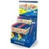 Staedtler Noris Color 185 Display with 20 Cases of 12 Colored Pencils + 5 Cases of 24 Colored Pencils - Hexagonal Design