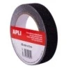 Apli Cinta Antideslizante 25mm x 5m - Resistente al Agua y al Desgaste - Facil de Cortar y Aplicar - Negro