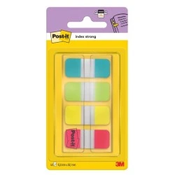 Post-It Index Dispensador con 40 Marcadores Reposicionables - Forma Rectangular - Colores Surtidos