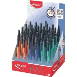 Display Maped Duo+Pen Display com 24 Bússolas Duo - Bússola que pode ser usada como lapiseira - Clip de bolso - Cores sortidas