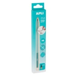Apli Infinite Pencil Nordik Pacote de Lápis Infinito HB + mina de reposição + tampa protetora - Para escrever até 16km - Cor