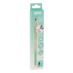 Apli Infinite Pencil Nordik Pacote de Lápis Infinito HB + mina de reposição + tampa protetora - Para escrever até 16km - Cor
