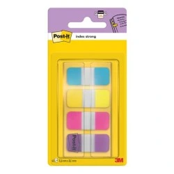 Post-It Index Dispensador con 40 Marcadores Reposicionables - Forma Rectangular - Colores Surtidos