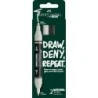 Faber-Castell Multimark Acrylic Pack con 2 Rotuladores Acrilicos Doble Punta - Puntas Redondas de 1mm y 3mm - Tinta Acrilica a