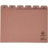 Mariola A-Z Índice Nº5 para Arquivo - Medidas 215x160mm - Cor Castanha